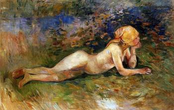 Berthe Morisot : The Reclining Shepherdess